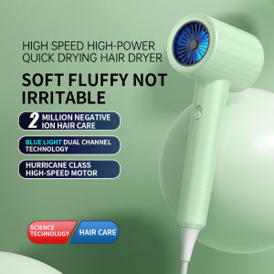 Máy sấy tóc luồng khí tuabin điện tốc độ cao tiếng ồn thấp nhiệt độ không đổi và tốc độ gió khô nhanh 62M/s1800wquick khô