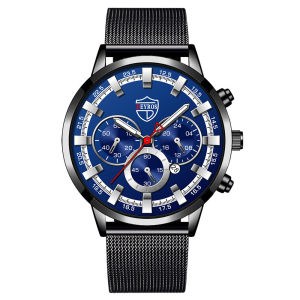 Mens Watch Fashionable Fully Automatic Quartz Wristwatch with Calendar and Luminous Features