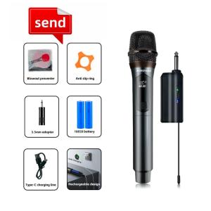 Wireless Microphone 308S UHF charging microphone 1280mA rechargeable battery Bluetooth microphone