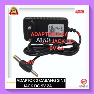 A150 2 CABANG T ADAPTOR 2IN1 JACK DC 9V 2A ORI 100% MULTI FUNGSI UNIVERSAL CAS CASAN TV PORTABLE POWER ADAPTER DOBEL DOUBLE PERANGKAT LISTRIK ELEKTRONIK  Adaptor Klop 9v2a Fitur Produk - Double Jack -Tidak Cepat Panas Peringatan: