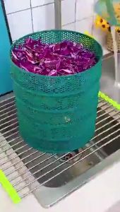 Lồng Bàn Gấp Gọn Giữ Nhiệt 5 Tầng Kami Tiết Kiệm Không Gian Chống Bụi Giữ Ấm Thức Ăn Vuadienmay