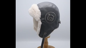 Vintage Aviators Hat for Adult Winter Role Play Party Prop Pilot Cap with Ear Flap Stage Performances Costume Headdress