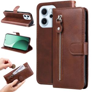 New Phone Case For OPPO Reno 15 14 13 12 11 10 Pro / Reno 15F 14F 13F 12F 11F 8T 8Z 7Z 5G Business Magnetic Leather Wallet Card Slot Flip Cover Casing