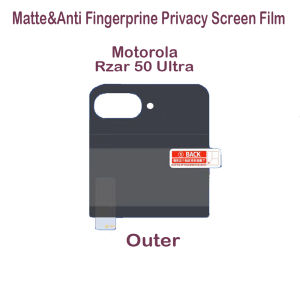 【✅SG Seller✅】RICHMENT Mobile Phone Screen Protector HD clear / Matte anti fingerprint / Privacy Full Cover Hydrogel Film screen protector for Motorola Razr 50 ultra Razr50 ultra(SG Local Seller FAST FREE SHIPPING)
