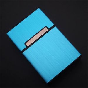 HPVDBP ic Button Business Card Box Aluminum Alloy Elegant Design ID Card Case Fashion Lightweight Name Card Holder Men Gift