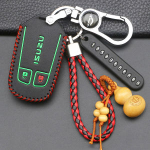 car key cover for ISUZU D-MAX MU-X Car Flip Key Set Jacket Remote Leather Open the car door remote Case ignition key cover car accessories