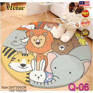 XXL / XXXL Diameter 150CM/200CM Round Carpet Bedroom Bedside Computer Swivel Chair Childrens Room Study Desk Desk Electronic Auction Stool Anti-skid Mat