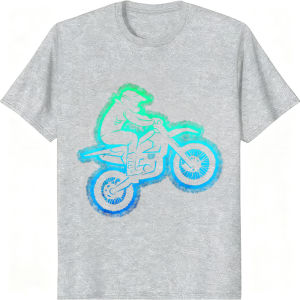 [Local Stock] VCC Retro Multi Tone Bicycle Stack Pattern Summer Pure Cotton Male Tshirt Casual Fashion Loose Fit Short Sleeve Street Bike Outfit