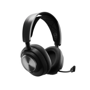 SteelSeries Arctis Nova Pro Wireless Gaming Headset (Black/White) – Hi-Res Audio ANC Dual Wireless for PC
