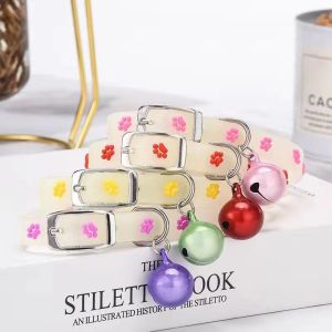 Fluorescent Silicone Collar Luminous Collar Illuminated Collar New Fluorescent Silicone Collar Cat Puppies Night Travel Anti-Loss For Cats And Puppies Dogs To Travel Safely At Night