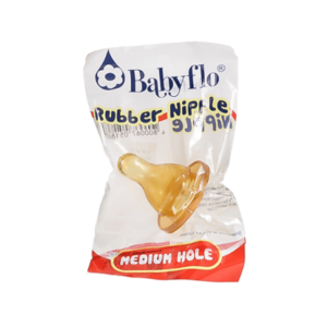 Babyflo Nipple Premium Rubber (Small | Medium | Large)
