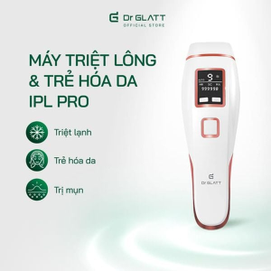 Máy Triệt Lông Lạnh Đa Năng Cầm Tay DR GLATT IPL PRO – Triệt Lông Lạnh An Toàn Cho Da Nhảy Cảm Triệt Lông Vĩnh Viễn Cho Mặt và Cơ Thể