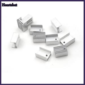 [Heartsbat] 10x ชุดฮีทซิงค์อลูมิเนียมสำหรับ-220ทรานซิสเตอร์20x15x10mm 0ครับ 0ครับ 0ครับ 0ครับ 0ครับ