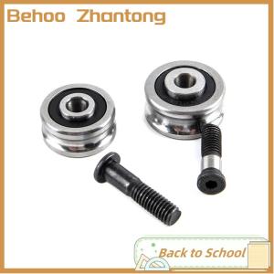 Behoo SG15 SG20 SG25 SG66+M5 M6 M8 Screw Steel Pulley Ball Bearings Track Guide Roller