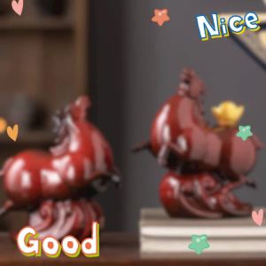 "Success in One Gallop" -  Chinese Style Ceramic Horse Figurine Home and Office Decor Year of the Horse Gift