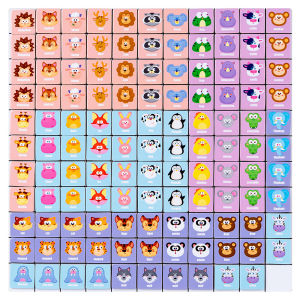 Mainan memori anak mencocokkan puzzle magnetik puzzle dissolving magnetic toys MK904