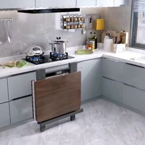 LZD Folding Dining Table Home Small Apartment Dining round Table Simple Folding Table Student Dormitory Study Table Rental Table and Chair