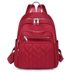 Tas Ransel Wanita Elegan Waterproof Model Quilted Warna-Warni