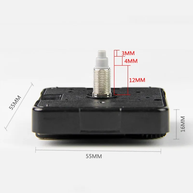 Quartz wall clearance clock mechanism