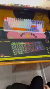 Combo Phím Chuột Máy Tính Gaming Giả Cơ YINDIAO PK100/BK8000 Có Dây Led RGB Chống Nước Chuyên Chơi Game Và Làm Việc Văn Phòng