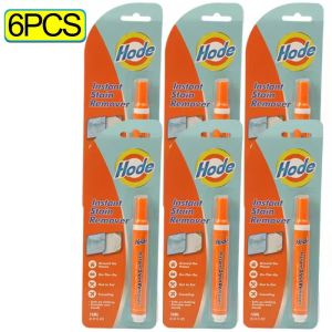 6Pcs Fast Stain Removal No Wash Stain Remover Pen Clothes Coffee Oil Spot Cleaner Instant for Travel Outdoor Emergency Removal Pen