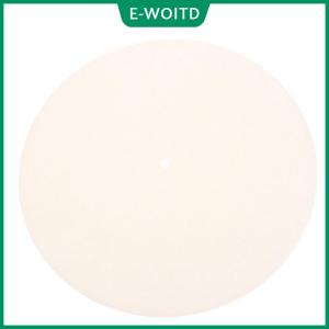 【E-WOITD】 1PC Slip Mat Felt Turntable Platter Mat For LP Vinyl Record Audio Replacement DIY Accessories Audiophile Thick Turntable Mat