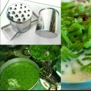 Cetakan cendol dawet stainless besar  uk 9x10cm