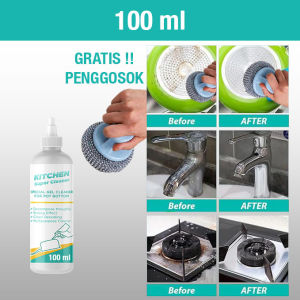 Pembersih Penghilang Kerak Panci Wajan Penggorengan Kompor Panggangan Hitam Pembersih Minyak Spray