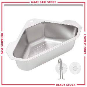 Stainless Steel Kitchen Sink Filter Sink Drain Penapis Sisa Makanan Drain Sink Kitchen Filter Sink Storage Drain Filter