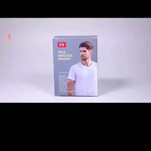 Headset Bluetooth tws f9 earphone wireless earbuds Full Bass Original mic telepon tws dengan Led display mikforon untuk semua hp android iphone xiaomi oppo