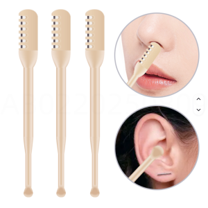 Ear Nose Hair Knife 360 Degree Rotation Shaving Double Sided Comb Razor Nostril Cleaner Portable Nasal Hair Trimmer