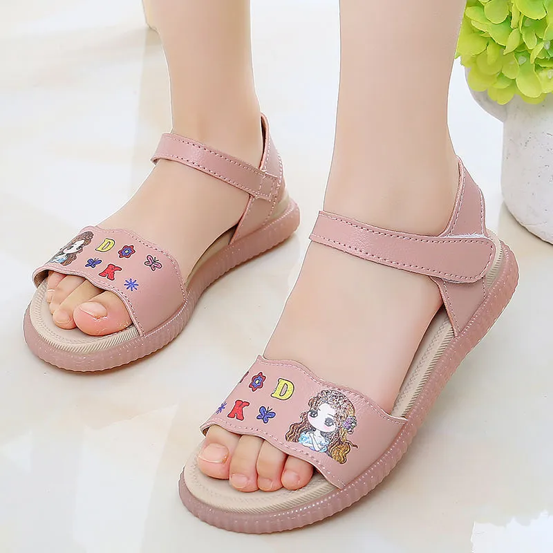 Amazon.com: synia Baby Girls Sandals Soft Sole Open Toe Shoes Non-Slip Cute  Cartoon Shoes Holiday for Toddler/Little Kid/Big Kid Toddler Jelly Sandals  Girls Dress Shoes Sandals Purple 7 Zapatos de Mujer :