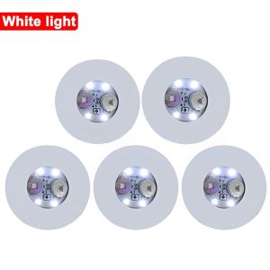 6cm LED Luminous Coaster Stickers Party Drink Glass Cup Pad Lamp Wine Bottles Round Coaster Mat Wedding Bars Decor Lights