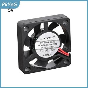 PkYeG 1 Piece Quạt làm mát 2 dây 30x30x7mm 3007 30mm fan DC 5V 12V 24V 3D máy in fan hâm mộ Card đồ họa Fan DIY phụ kiện