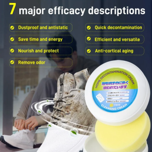 Stubborn stain cleaning cream Stain removal small white shoe cleaning paste