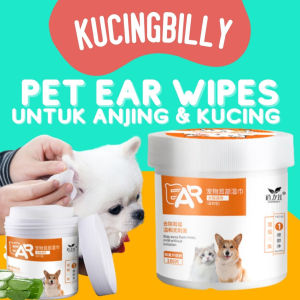 EAR WIPES LAP TELINGA ANJING KUCING PET EAR WIPES