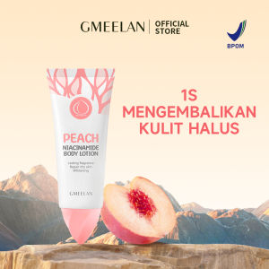 GMEELAN Peach Niacinamide Body Lotion Whitening 100g Mencerahkan Kulit Pelembab Moisturizing Cream Whitening Body Serum / NASA 01