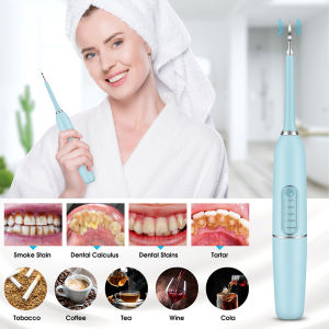 Hailicare Bàn chải đánh răng điện 2 trong 1 Máy cạo vôi răng bằng điện Âm thanh di động Dụng cụ làm sạch răng cao răng Máy tính siêu âm Tẩy trắng răng Làm trắng răng Chăm sóc răng