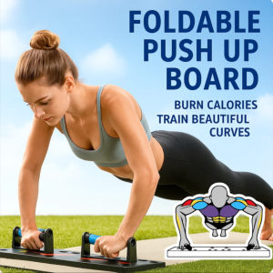 12 in 1 Foldable Push Up Board Multifunctional Training Plate For Chest Abdomen Arms And Back Training Body Building