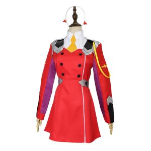 DARLING 02 Zero Two Cosplay Costume DARLING in the FRANXX Anime DFXX Women 18+ Nylon S-XXL Role Play -X1120