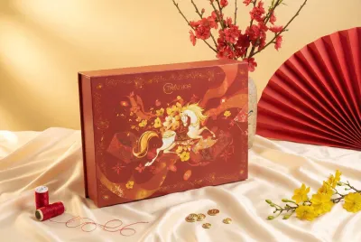 Hộp quà tặng Tết 2026 Daily thương hiệu THIỀU HOA