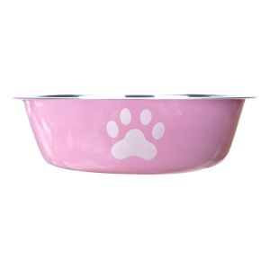 DFVDSPW Large Capacity Stainless Steel Dog Bowl Non-slip Non-rust Dog Water Bowl Dog Food Drinking Tray Bilayer Dog Food Bowls Drinkers For Puppy Cats