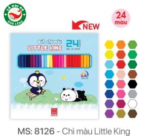 Hộp bút chì màu Hồng Hà - Little King