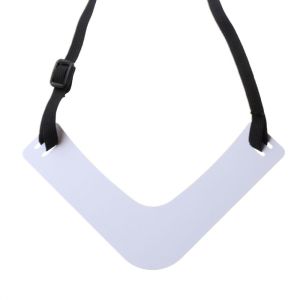 NEXTYOO Adjustable Beard Shaping Template White Reusable Beard Trimmer Stencil Lineup Facial Hair Design Tool For Men