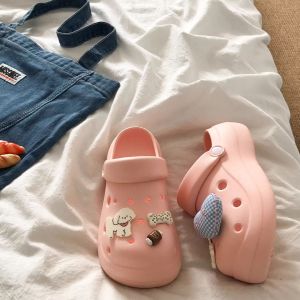 [Free Shipping] WomenS Outdoor Cartoon Clogs Soft And Comfortable Perfect For The Beach With A Cute And Youthful Design Summer 2025 Collection EVA Non-Slip Closed-Toe Sandals