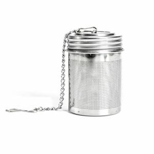 MANKA for Loose Leaf Seasonings Extra Fine Mesh with Extended Chain Hook to Brew Tea Ball Tea Strainer Cooking Infuser Tea Infuser Filter