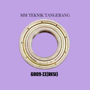 Ball Bearing 6809 zz (tutup besi) 2rs (tutup karet) Laher Original Asli Asb Nis Nkn