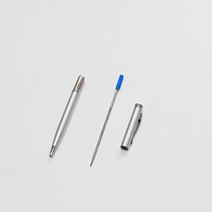 10 mảnh Bút bi kim loại xoắn để mở/đóng bút bi 1.0mm đầu bút mịn để viết cho văn phòng trường học