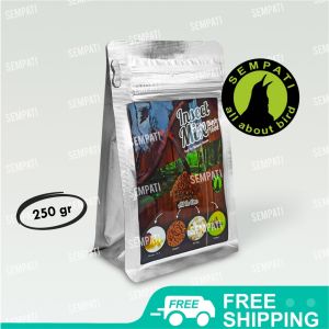 SEMPATI Insect Mix Bird Food Sempati 250Gr Pakan Pur Voer Burung Murai Kacer INSECTMIX250
