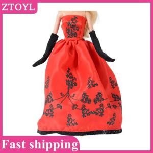 ZTOYL💝 Doll Clothes Princess Dress Banquet Party Beautiful Dress Embroidery Tulle Dress For 11inch Doll